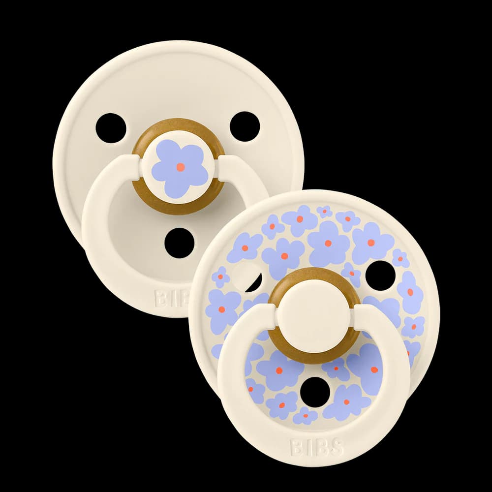Bibs Studio Colour 2 Sucettes Taille 2 Jasmine Ivory Mix 6 A 18 Mois