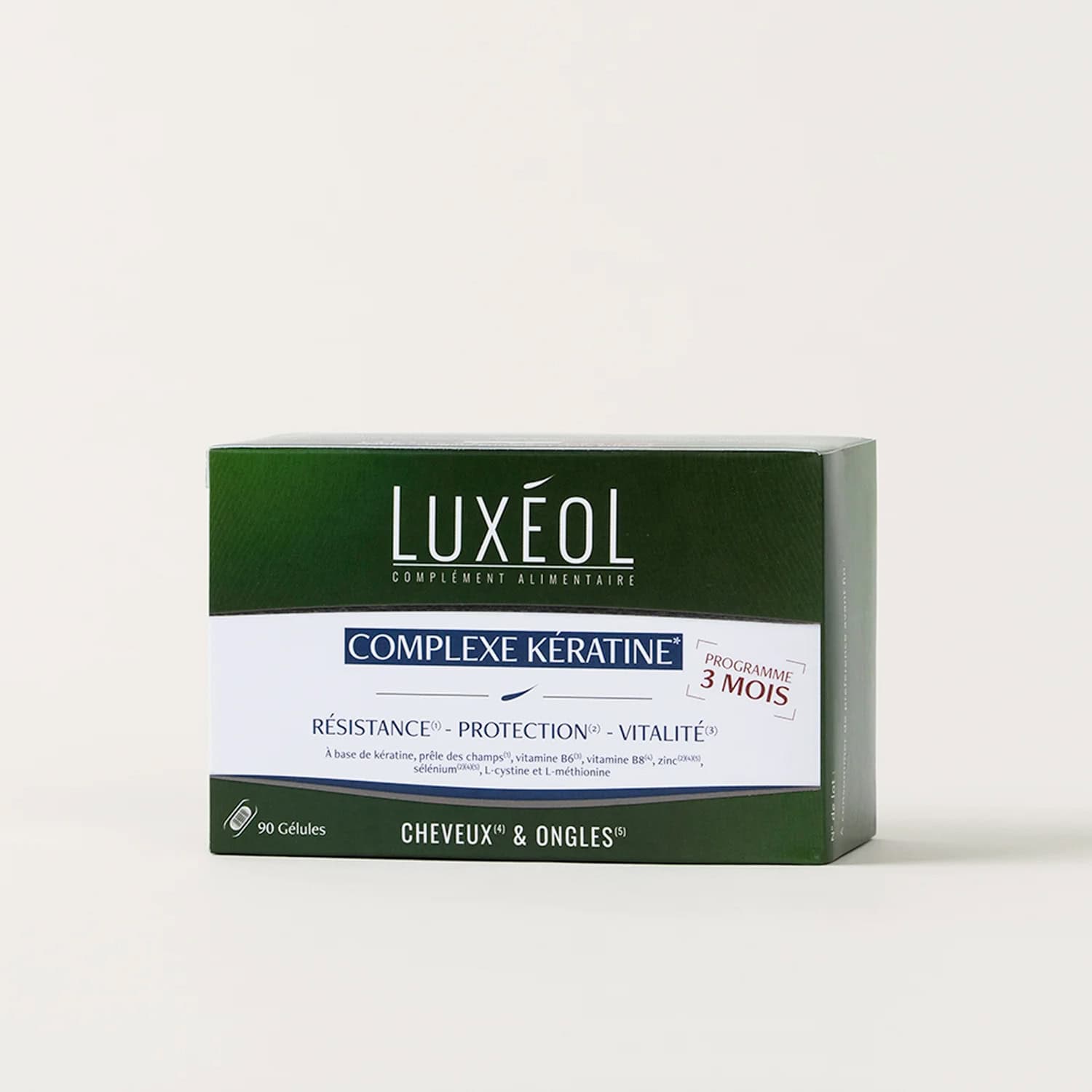 Luxeol Complexe Keratine Cheveux Et Ongles 90 Gelules