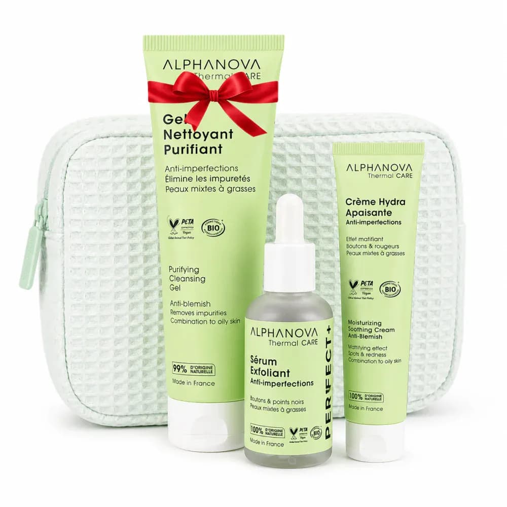 Alphanova Thermal Care Trousse Routine Anti Imperfections Zero Bouton Perfect+