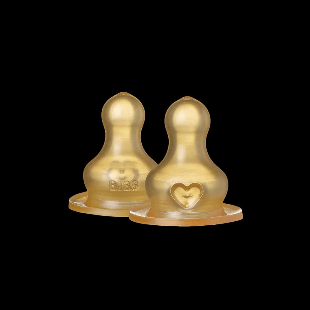 Bibs 2 Tetines De Biberon Debit Moyen En Latex