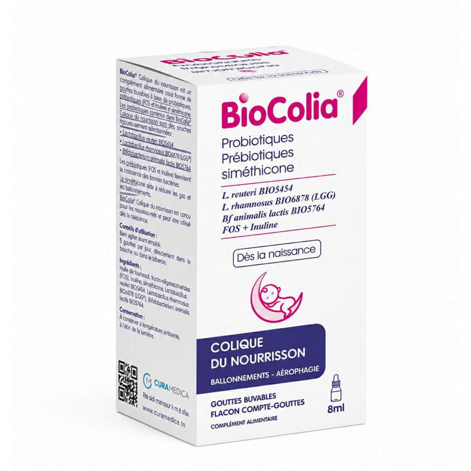 Biocolia Gouttes Probiotiques Pour Bebe 8ml