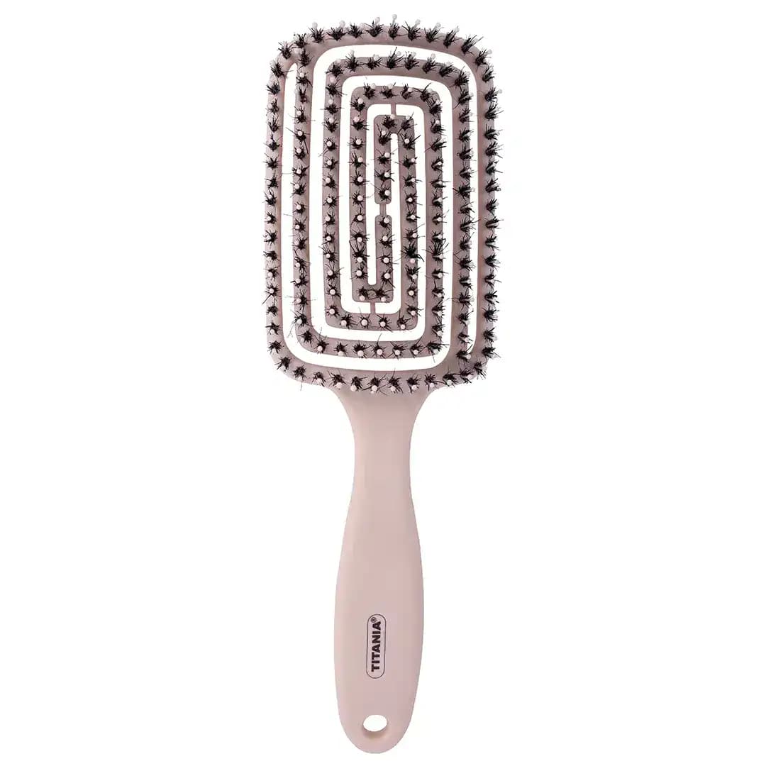 Titania Brosse Paddle Flex Rose Poudre 2858
